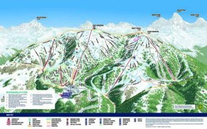 Grand Targhee Winter Map