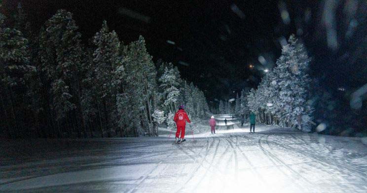 Go Headlamp Night Skiing!