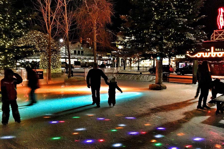 Go Ice Skating at the Town Square!