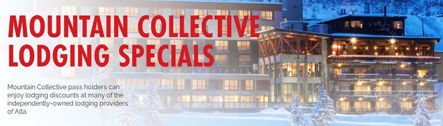 Mountain Collective Lodging Specials