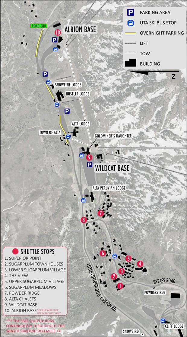 Alta Town Map