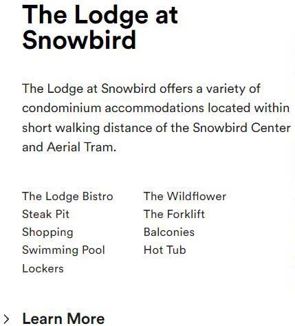 The Lodge at Snowbird