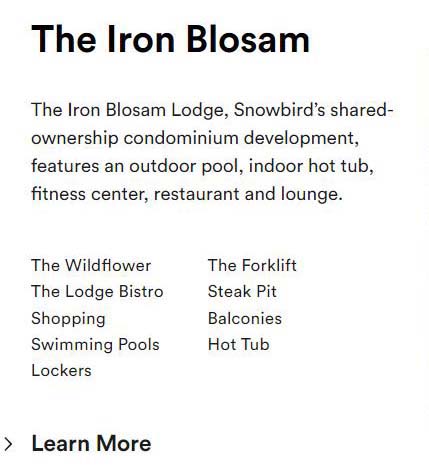 The Iron Blosam Lodge