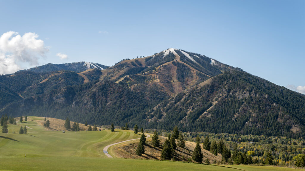 First snow on Sun Valley's Bald Mountain